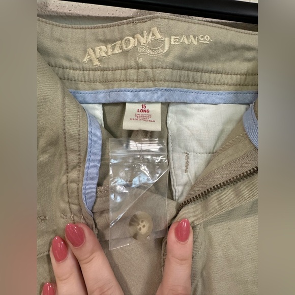 NWT Arizona Youth Khaki Bootcut Jean Size 15L - Picture 4 of 4